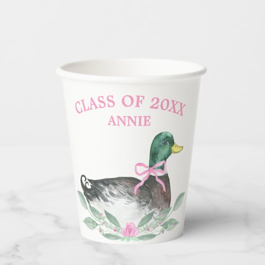Gobelets En Papier Mallard Duck (Recto)