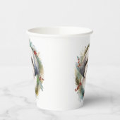 Gobelets En Papier Malti Tzu Christmas Wreath Festive Pup (Gauche)