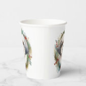 Gobelets En Papier Malti Tzu Christmas Wreath Festive Pup (Droite)