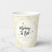 Gobelets En Papier Maman À Être Baby shower (Recto)