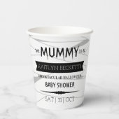 Gobelets En Papier Maman à être | Baby shower Halloween (Verso)
