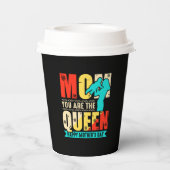 Gobelets En Papier Maman Tu Es La Reine-67761 (Verso)
