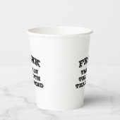 Gobelets En Papier Man Myth Legend drôle coutume fête d'anniversaire (Gauche)