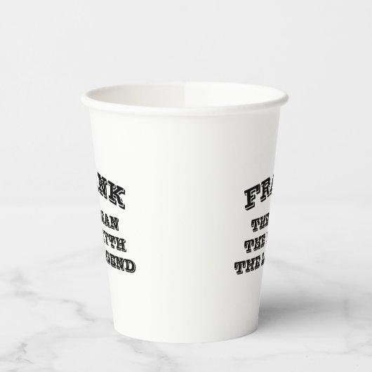 Gobelets En Papier Man Myth Legend drôle coutume fête d'anniversaire (Gauche)