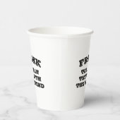 Gobelets En Papier Man Myth Legend drôle coutume fête d'anniversaire (Droite)