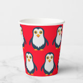 Gobelets En Papier Manchot bébé  (Verso)