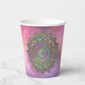 Gobelets En Papier Mandala Inde Style 1 (Verso)