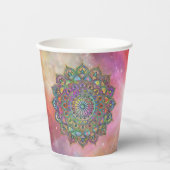 Gobelets En Papier Mandala Inde Style 1 (Recto)