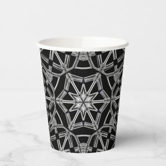 Gobelets En Papier Mandala Industriel (Gauche)