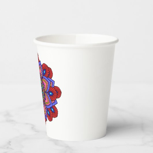 Gobelets En Papier Mandala paper cup (Gauche)