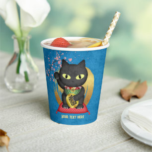 Gobelets En Papier Maneki Neko Lucky Poilue