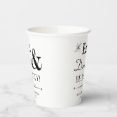 Gobelets En Papier Mangez Boire et être 80e Throwback 80e anniversair (Gauche)