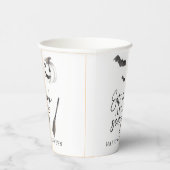 Gobelets En Papier Mangez Boire Et Faites Peur | Bonne Halloween (Droite)