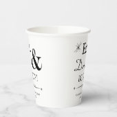 Gobelets En Papier Mangez Boire et Soigner Throwback 60e anniversaire (Gauche)