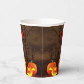 Gobelets En Papier Mangez, buvez et soyez effrayant Halloween cimetiè (Droite)