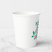 Gobelets En Papier Mangez un verre et soyez joyeux Design (Droite)