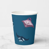 Gobelets En Papier Manta Rays (Gauche)