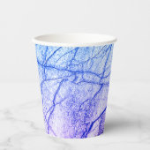Gobelets En Papier Marbre bicolore violet (Recto)