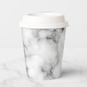 Gobelets En Papier Marbre blanc (Verso)