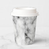 Gobelets En Papier Marbre blanc (Droite)