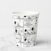 Gobelets En Papier Marcie & Pepperment Patty En Classe (Verso)