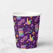 Gobelets En Papier Mardi Carnaval Mardi Gras Mardi (Verso)