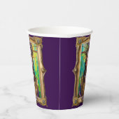 Gobelets En Papier Mardi Gras Realm Portraits - La Princesse Créole (Droite)