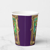 Gobelets En Papier Mardi Gras Realm Portraits - L'Artiste Dali (Droite)