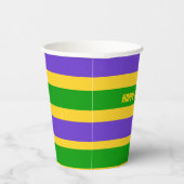 Gobelets En Papier Mardi Gras Stripes (Droite)