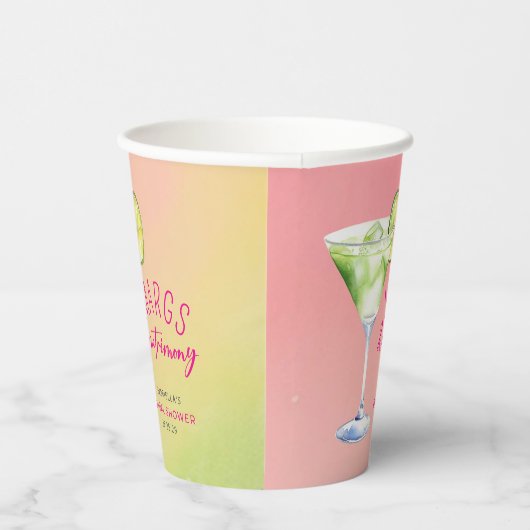Gobelets En Papier Margs et Matrimony Cocktail Bridal Shower (Droite)