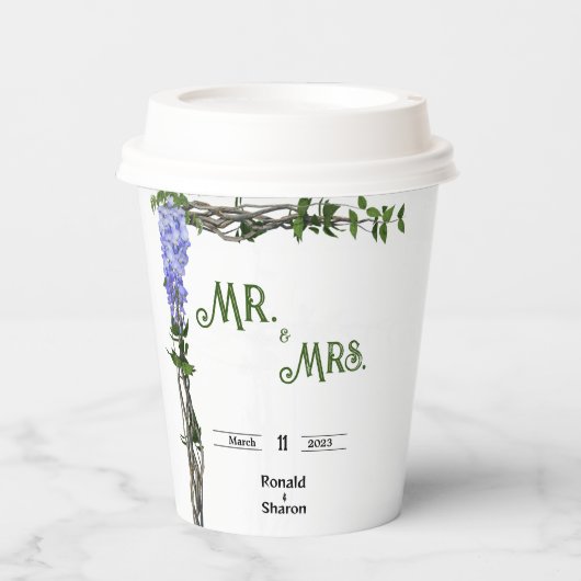 Gobelets En Papier Mariage (Recto)