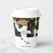 Gobelets En Papier Mariage avec photo (Recto)