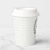 Gobelets En Papier Mariage BBQ Monogramme Rustique I Do Shower (Droite)