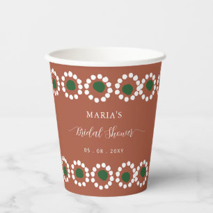 Gobelets En Papier Mariage Bohème Mexicain Barro