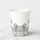 Gobelets En Papier Mariage Boho de Joshua Tree simple (Droite)