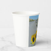 Gobelets En Papier Mariage campagnard de Sunflowers Road (Droite)