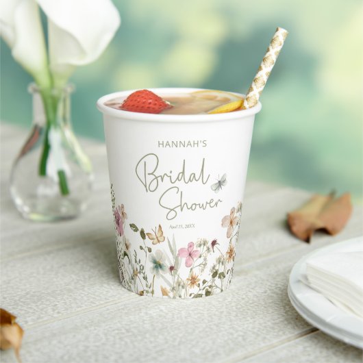 Gobelets En Papier Mariage champêtre de printemps (Insitu)