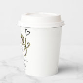 Gobelets En Papier Mariage Chanceux Fête de Fiançailles (Gauche)