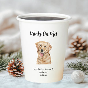 Gobelets En Papier Mariage chien animal