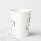 Gobelets En Papier Mariage civilisé : Elle noue le noeud (Droite)