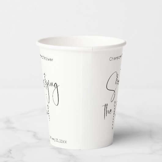 Gobelets En Papier Mariage civilisé : Elle noue le noeud (Droite)