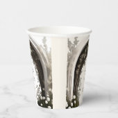 Gobelets En Papier Mariage d'arche botanique romantique (Droite)