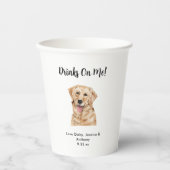 Gobelets En Papier Mariage de chien (Recto)