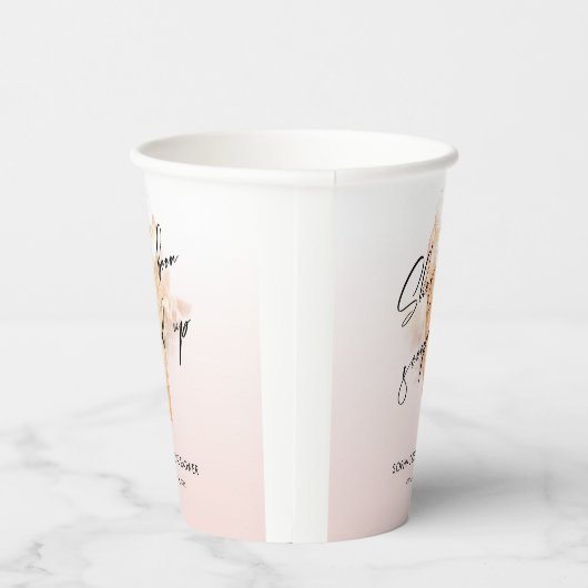 Gobelets En Papier Mariage de glace à l'eau   (Droite)