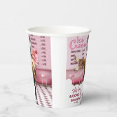 Gobelets En Papier Mariage de glace rétro Éclaboussé (Droite)