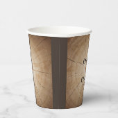 Gobelets En Papier Mariage de la grange de bois rustique (Droite)