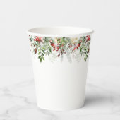 Gobelets En Papier Mariage de la saison de Noël (Verso)