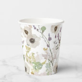Gobelets En Papier Mariage de printemps moderne (Verso)