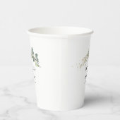 Gobelets En Papier Mariage d'eucalyptus aquarelle (Droite)