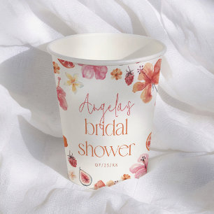 Gobelets En Papier Mariage Estival Citronné : La Fête de Fiançailles